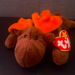 ORIGINAL BEANIE BABY | NAME: CHOCOLATE THE MOOSE